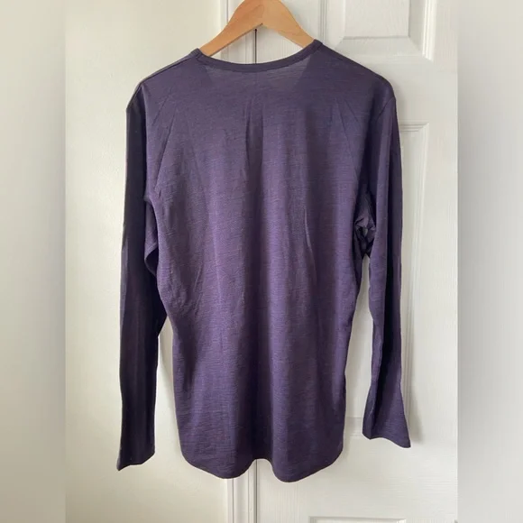 Segments Women's Merino Wool Base Layer Top Purple Size XL - Picture 4 of 5